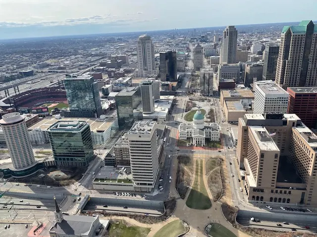 St. Louis from the Gateway Arch (2022)